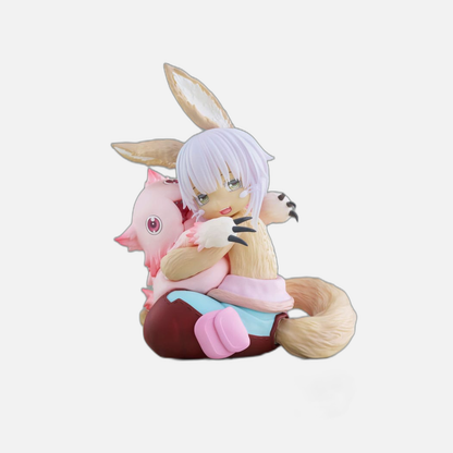 Made in Abyss: The Golden City of the Scorching Sun PVC Statue Desktop Cute Figure Nanachi & Mitty Reissue 13 cm