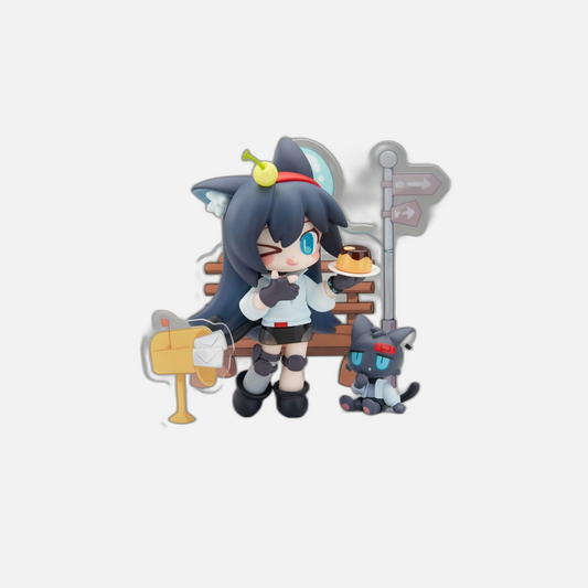 Arknights PVC Statue Dessert Time Series Q-figure Blaze 11 cm