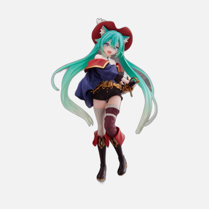 Hatsune Miku PVC Statue Hatsune Miku Wonderland Puss in Boots 18 cm