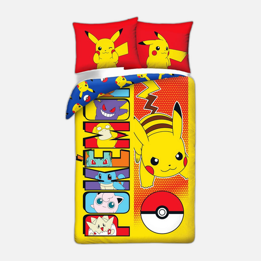 Pokémon Duvet Set Ver. 15 140 x 200 cm / 70 x 90 cm