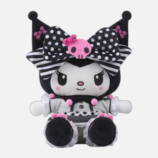 Sanrio Pink Black Party Series Plush Figure Kuromi L 22 cm