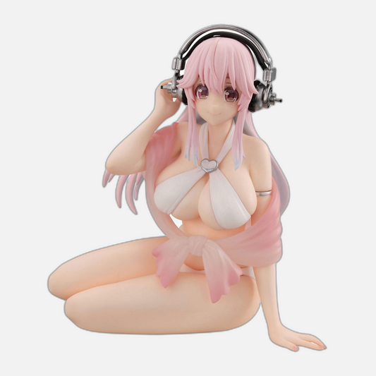 Super Sonico Noodle Stopper PVC Statue Super Sonico Summer Memories Ver. 11 cm