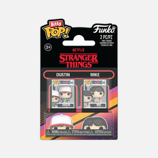 Stranger Things Bitty POP! Vinyl Figure 2-Pack Dustin & Mike 2,5 cm