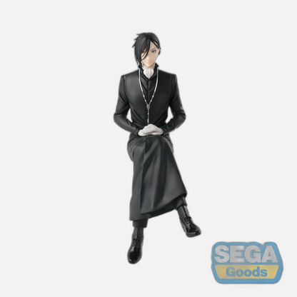 Black Butler: Boarding School Arc PM Perching PVC Statue Sebastian Michaelis 16 cm