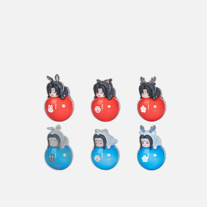 HeGrandmaster of Demonic Cultivation Yura Yura Mascot Mini Figures 5 cm Display (6)