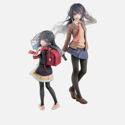 Rascal Does Not Dream of a Knapsack Kid PVC Statue Mai Sakurajima High School Graduation Ver. & Knapsack Kid 19 cm