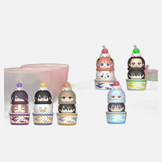 Gintama Tsumichen Stack up & Change Trading Figure 8 cm Assortment (6)