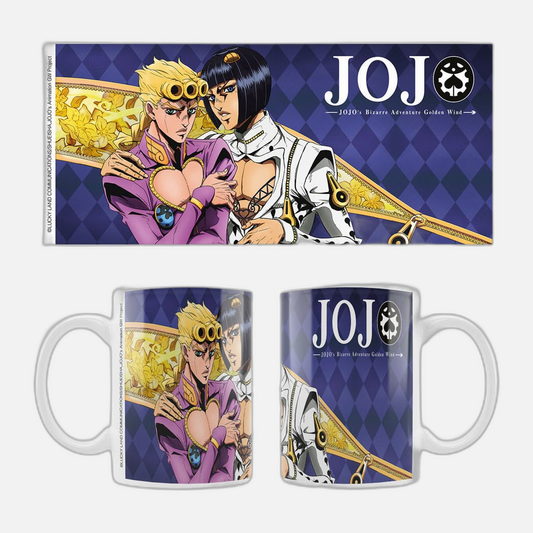 JoJo´s Bizarre Adventure Part 5: Golden Wind Ceramic Mug Giorno & Bruno