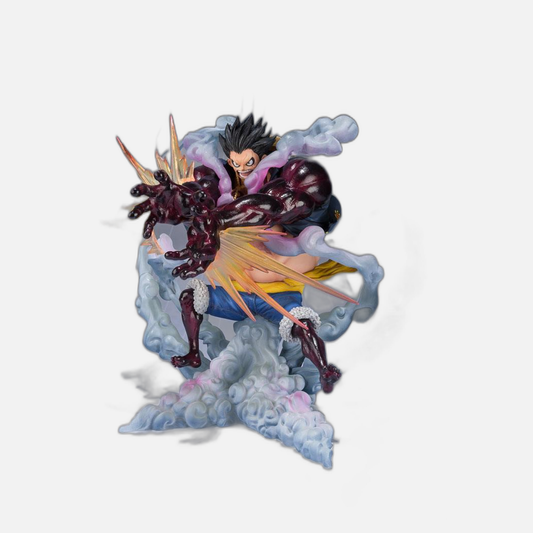 One Piece FiguartsZERO PVC Statue Monkey D. Luffy Gear 4 Leo Bazooka Reissue 18 cm