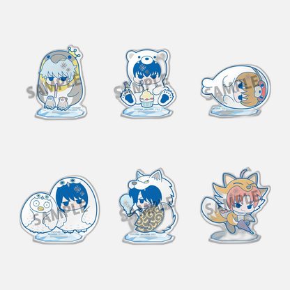 Gintama Acrylic Figure Prince Hata & Animals of Ice 6 cm Display (6)