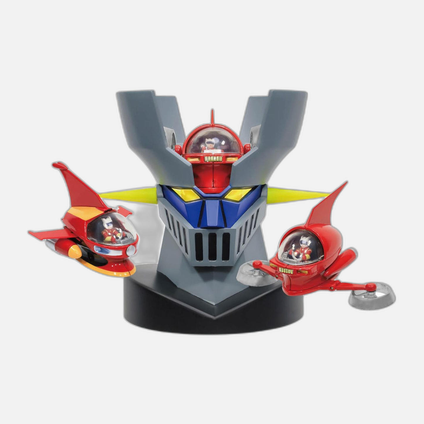 Mazinger Z Figure Metal Action Brain Condor Hover & Jet Pilder Set 11 cm