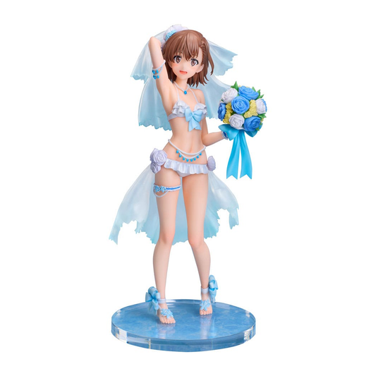 A Certain Scientific Railgun T PVC Statue 1/7 Mikoto Misaka Wedding Swimsuit Ver. 25 cm