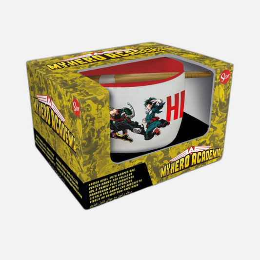 My Hero Academia Ramen Bowl with Chopsticks Jump