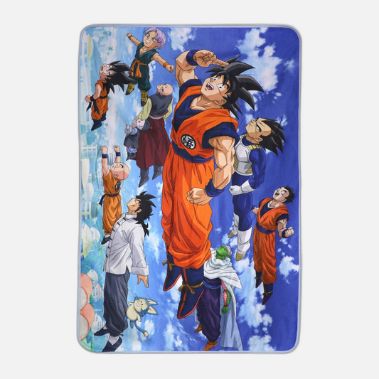 Dragon Ball Super Fleece Blanket Universe Survival Heroes 100 x 150 cm