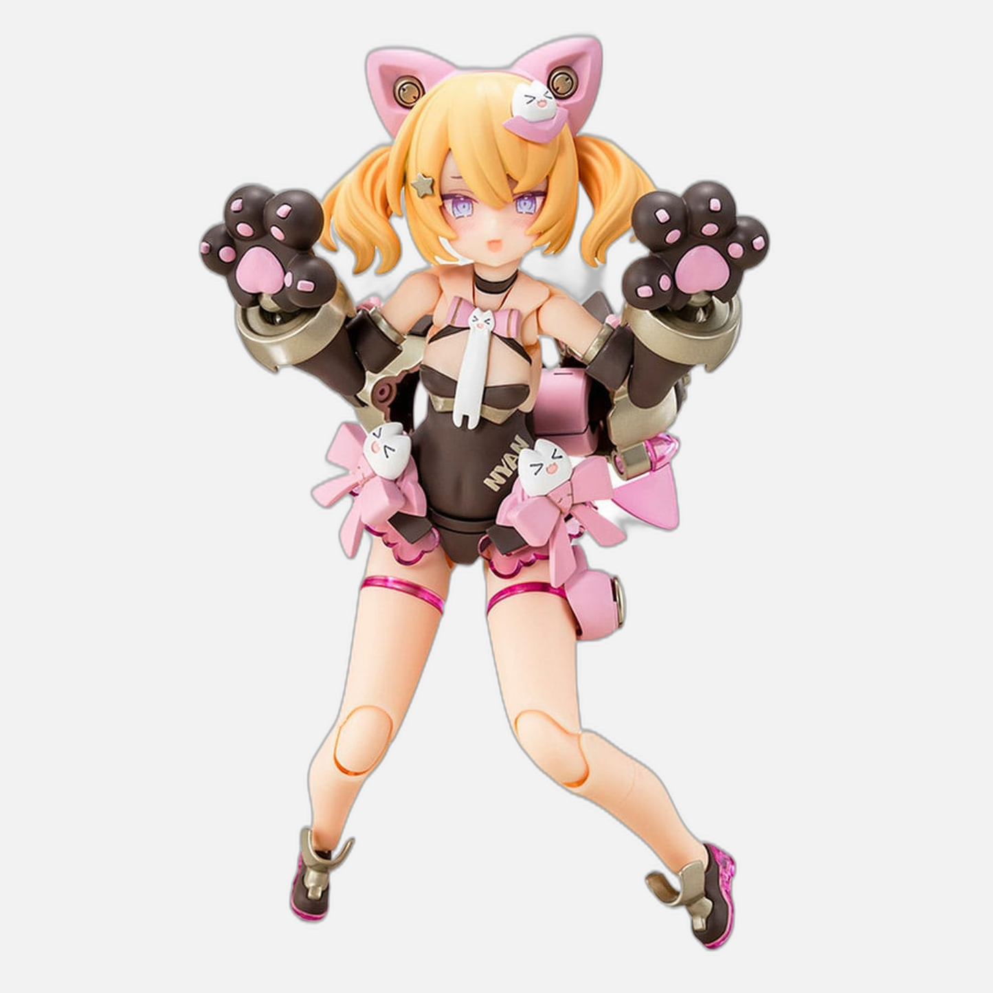 Megami Device Plastic Model Kit 1/1 Puni Mofu Kuro Mao 14 cm