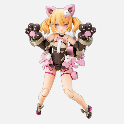 Megami Device Plastic Model Kit 1/1 Puni Mofu Kuro Mao 14 cm