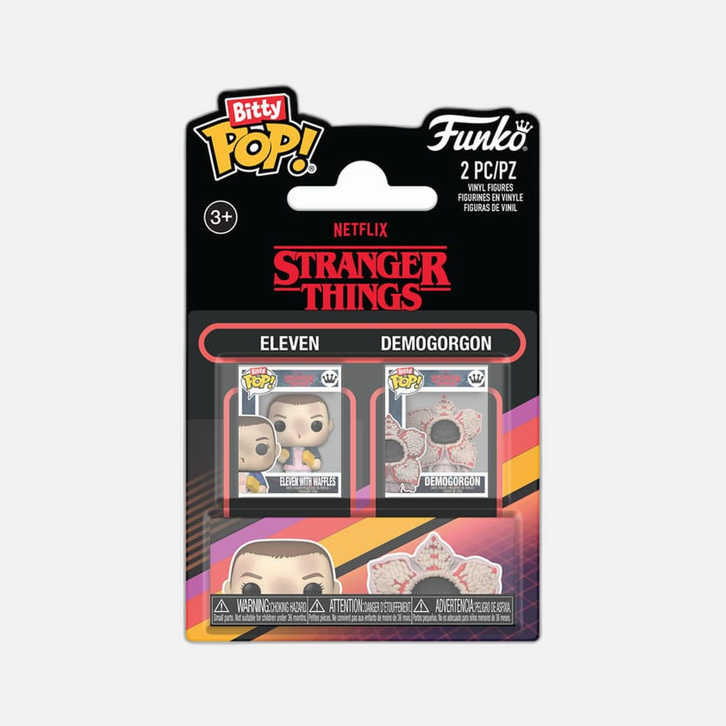 Stranger Things Bitty POP! Vinyl Figure 2-Pack Eleven&Demogorgon 2,5 cm