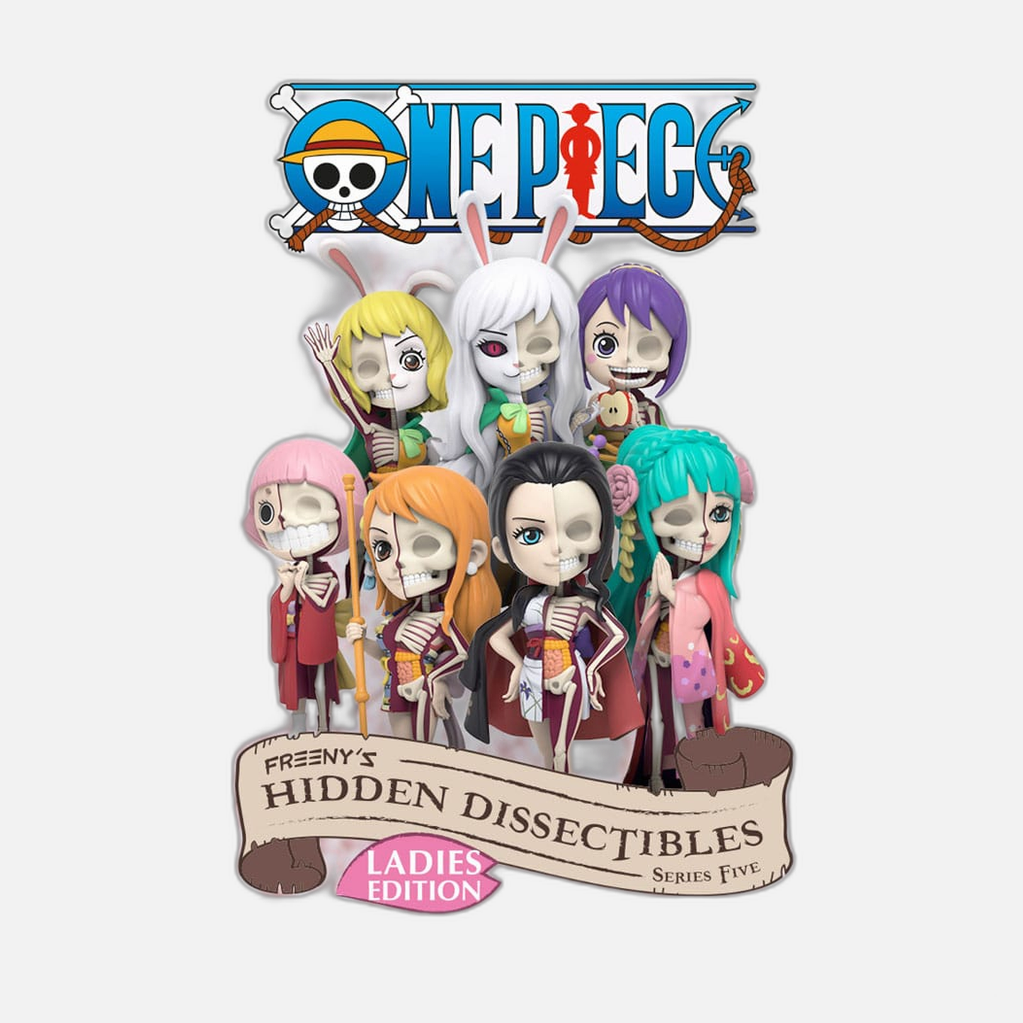 One Piece Blind Box Hidden Dissectibles Series 5 (Ladies ed.) Display (6)