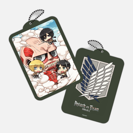 Attack on Titan Shaker Acrylic Keychain Kawaii Attack!