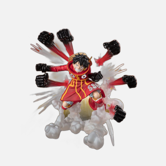 One Piece Figuarts ZERO Extra Battle PVC Statue Monkey D. Luffy -Gum Gum Hawk Gatling- 19 cm