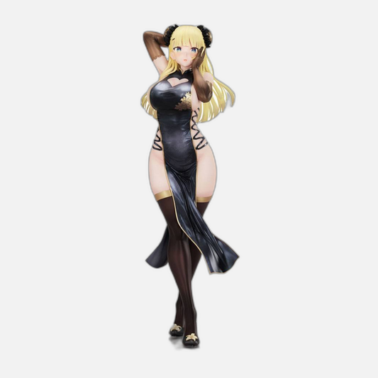 Original Character Statue 1/7 China Girl Black Ver. Illustrated by Oekakizuki 20 cm