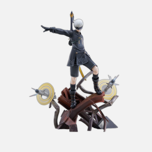 NieR:Automata Ver1.1a PVC Statue 1/7 YoRHa No. 9 Type S Covering Fire 31 cm