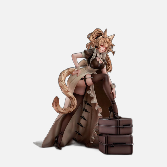 Original Character PVC Statue 1/7 Battle Maid Different Species Leopard Cat Maria 24 cm