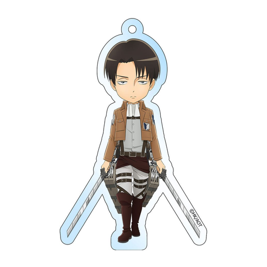 Attack on Titan Acrylic Keychain Levi Holographic 8 cm