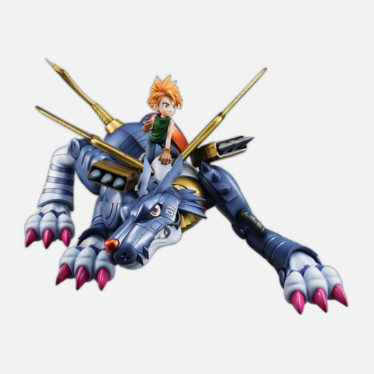 Digimon Adventure Precious G.E.M. Series PVC Statue Metal Garurumon & Ishida Yamato 30 cm