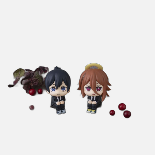 Chainsaw Man The Movie: Reze Arc Look Up PVC Statue Aki Hayakawa Smile Ver. & Angel Devil Set (with gift) 11 cm