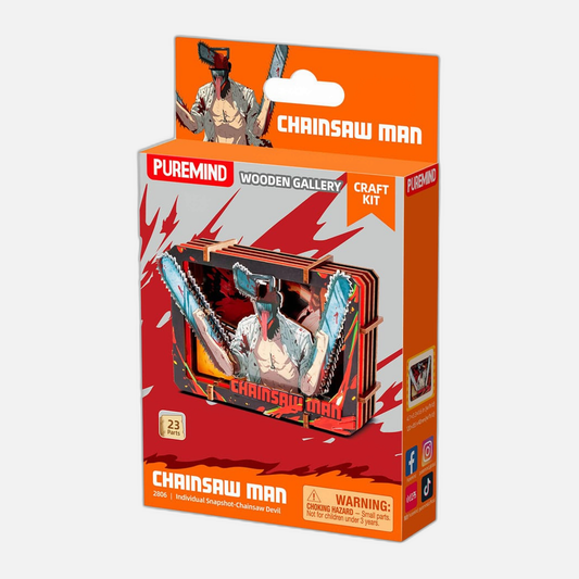 Chainsaw Man Model Kit Wooden Gallery (S) Chainsaw Devil