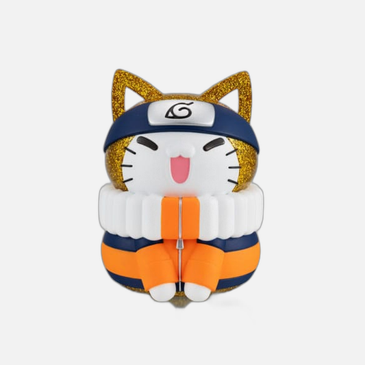 Naruto Shippuden Mega Cat Project Nyanto! Giant Nyaruto Series Trading Figure Naruto Uzumaki Gold Ver. 10 cm