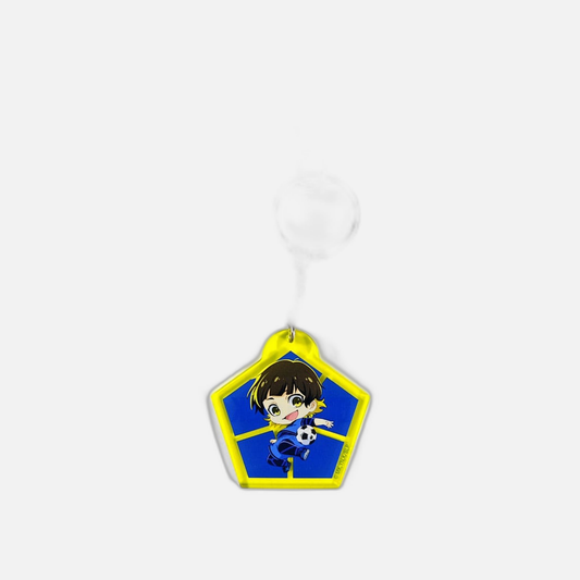 Blue Lock Acrylic Keychain Meguru Rachira Chibi Style 5 cm