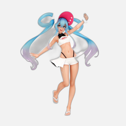 Hatsune Miku GT Project Trio-Try-iT PVC Statue Racing Miku 2024 Summer Holiday Ver. 23 cm