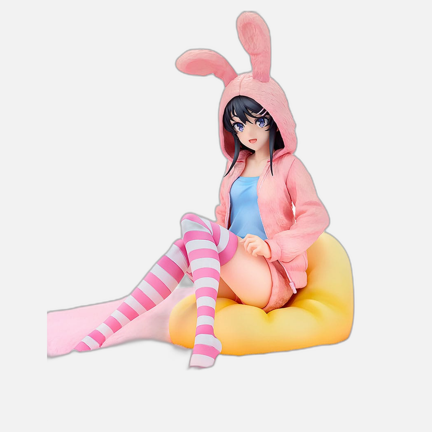 Rascal Does Not Dream of a Knapsack Kid PVC Statue 1/7 Mai Sakurajima Hoodie Look Rabbit Ears Ver. 18 cm