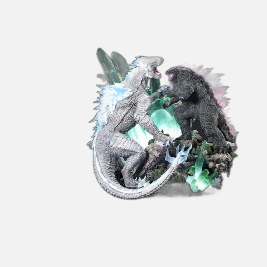 Godzilla x Kong: The New Empire Ultimate Diorama Masterline Series Statue Godzilla vs Shimo Bonus Version 86 cm