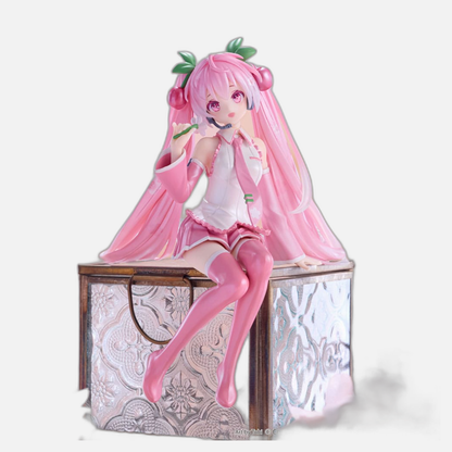 Hatsune Miku Noodle Stopper PVC Statue Sakura Miku 2024 Pearl Color Ver. 15 cm