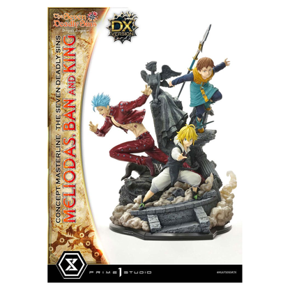 Seven Deadly Sins Concept Masterline Series Statue Meliodas, Ban and King Deluxe Version 55 cm