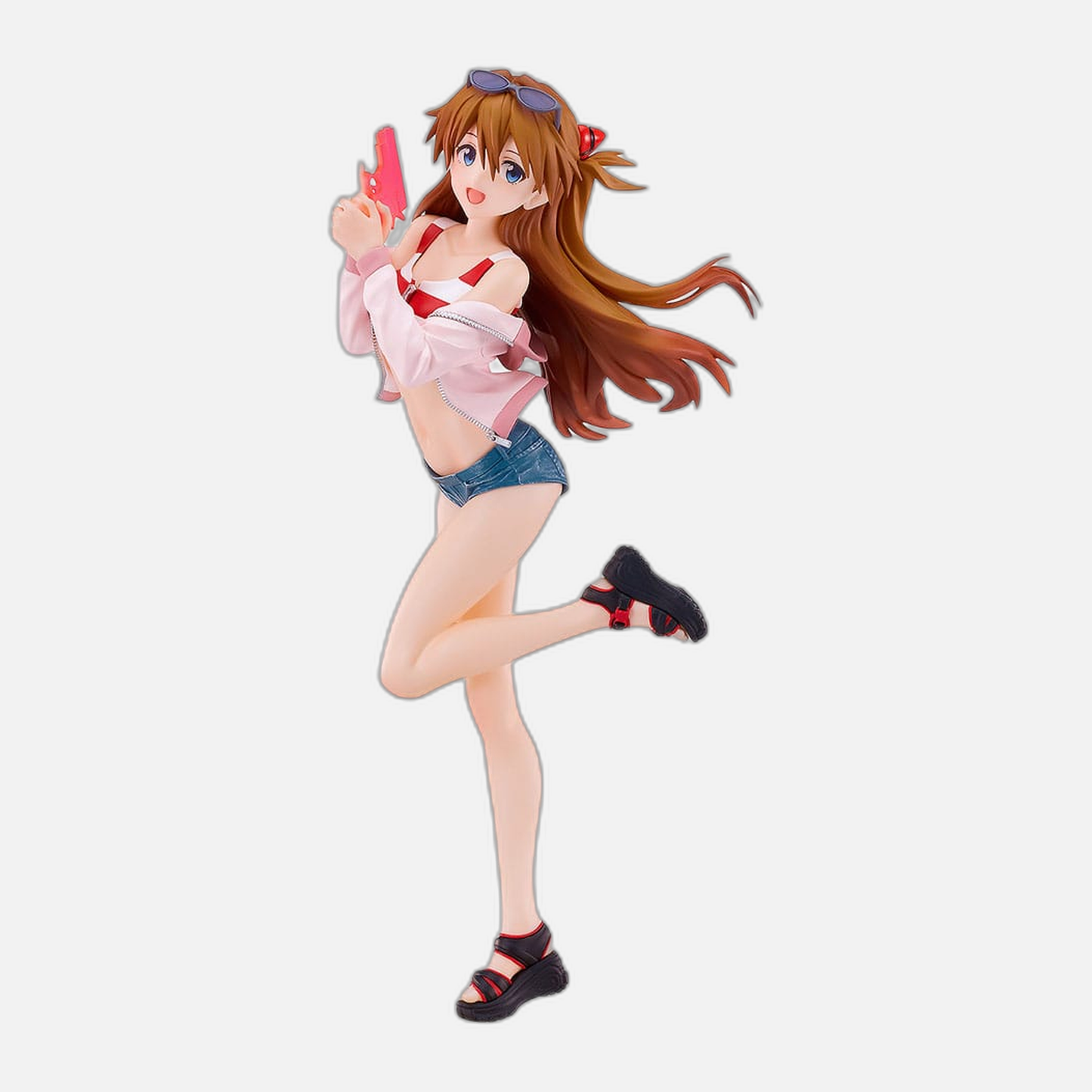 Rebuild of Evangelion Pop Up Parade L PVC Statue Beach Queens: Asuka Shikinami Langley 22 cm