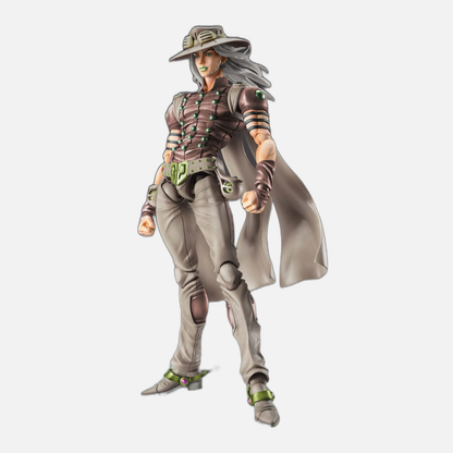 JoJo's Bizarre Adventure Part7 Steel Ball Run Super Action Action Figure Chozokado Gyro Zeppeli Third 16 cm