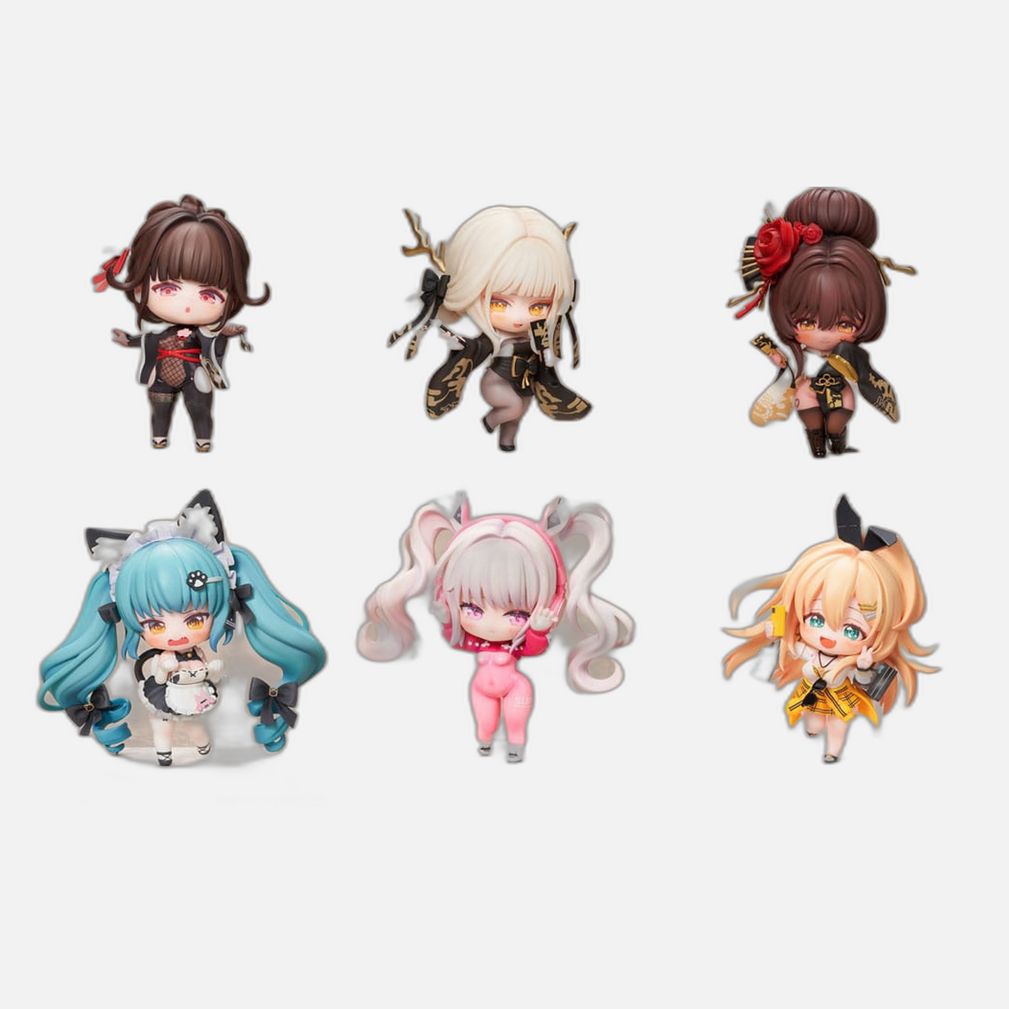 Goddess of Victory: Nikke SAC Series Mini Figures 6-Pack Chibi 10 cm