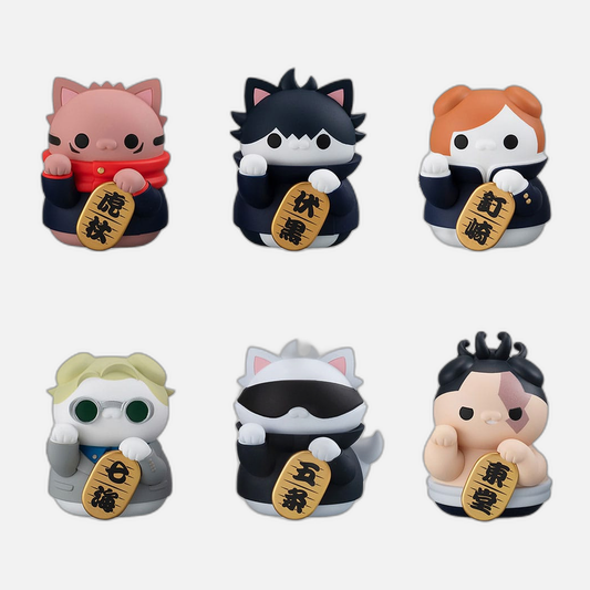 Jujutsu Kaisen Mega Cat Project Trading Figure Fortune Cats 7 cm Assortment (6)