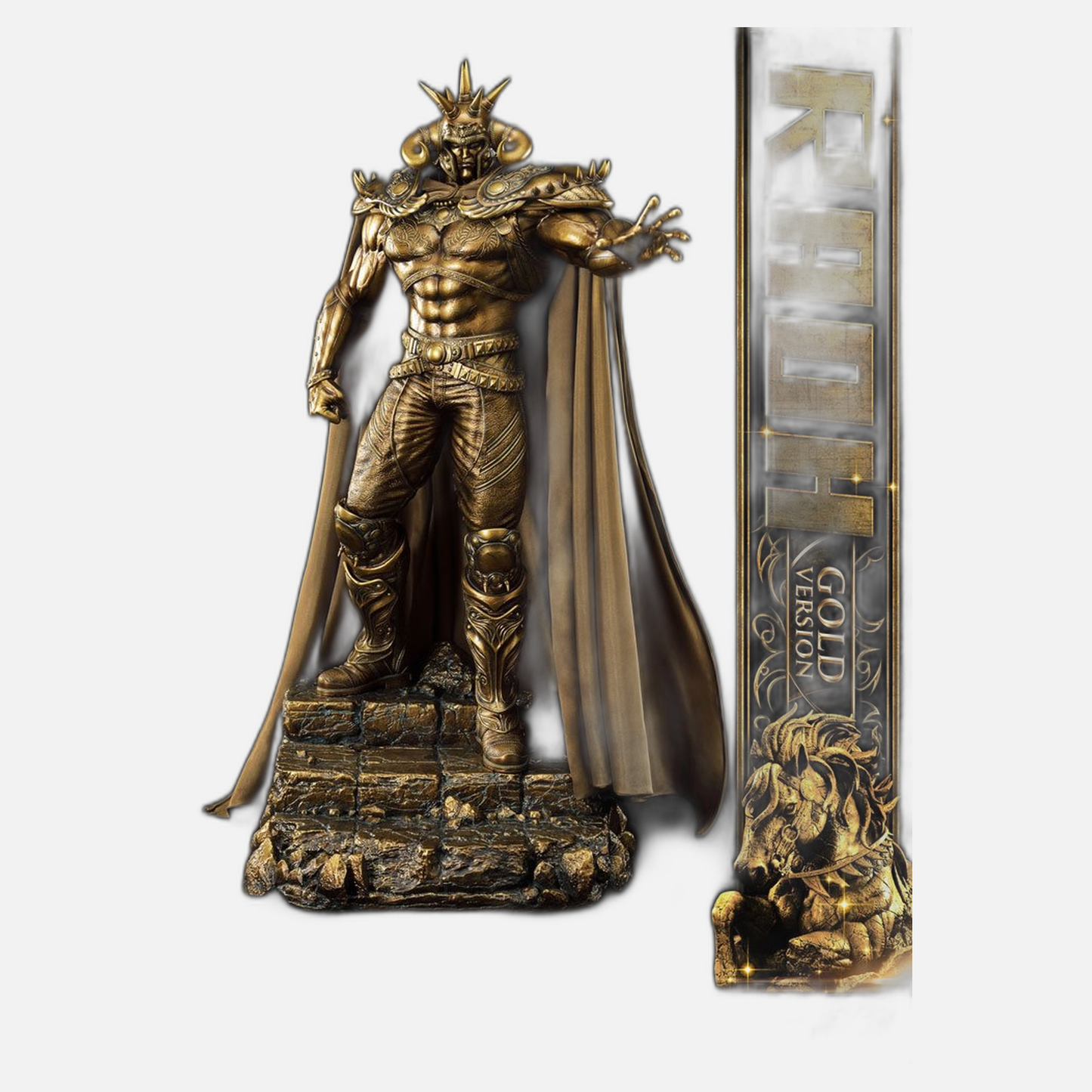 Fist of the North Star Statue 1/4 Raoh Gold Version 78 cm