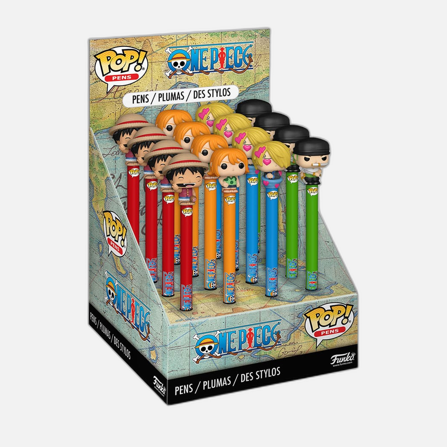 One Piece POP! Homewares Pens with Toppers Display (16)