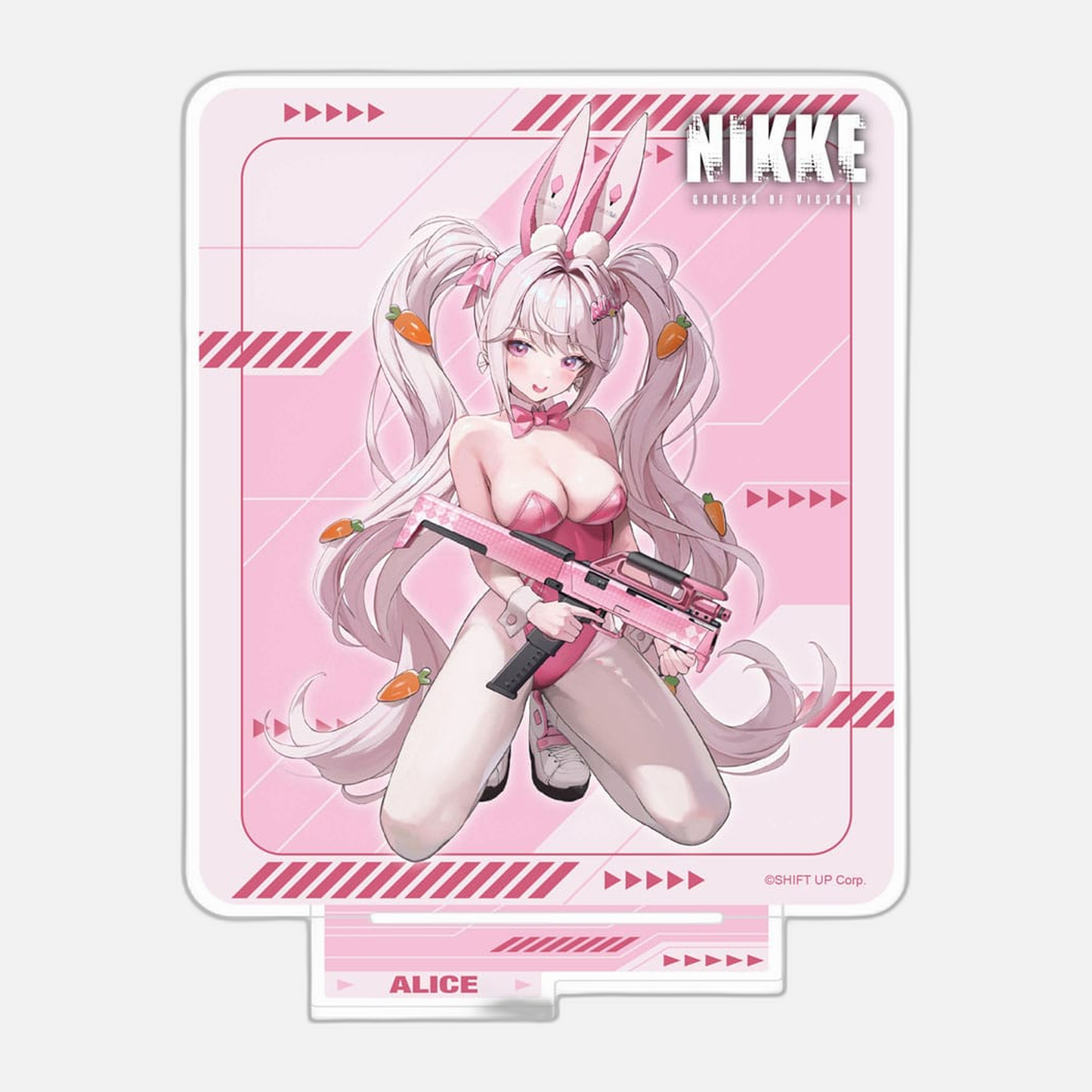 Goddess of Victory: Nikke Crouching Series Acrylic Stand Alice Holographic 14 cm