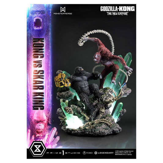Godzilla x Kong: The New Empire Ultimate Diorama Masterline Series Statue Kong vs Skar King 104 cm