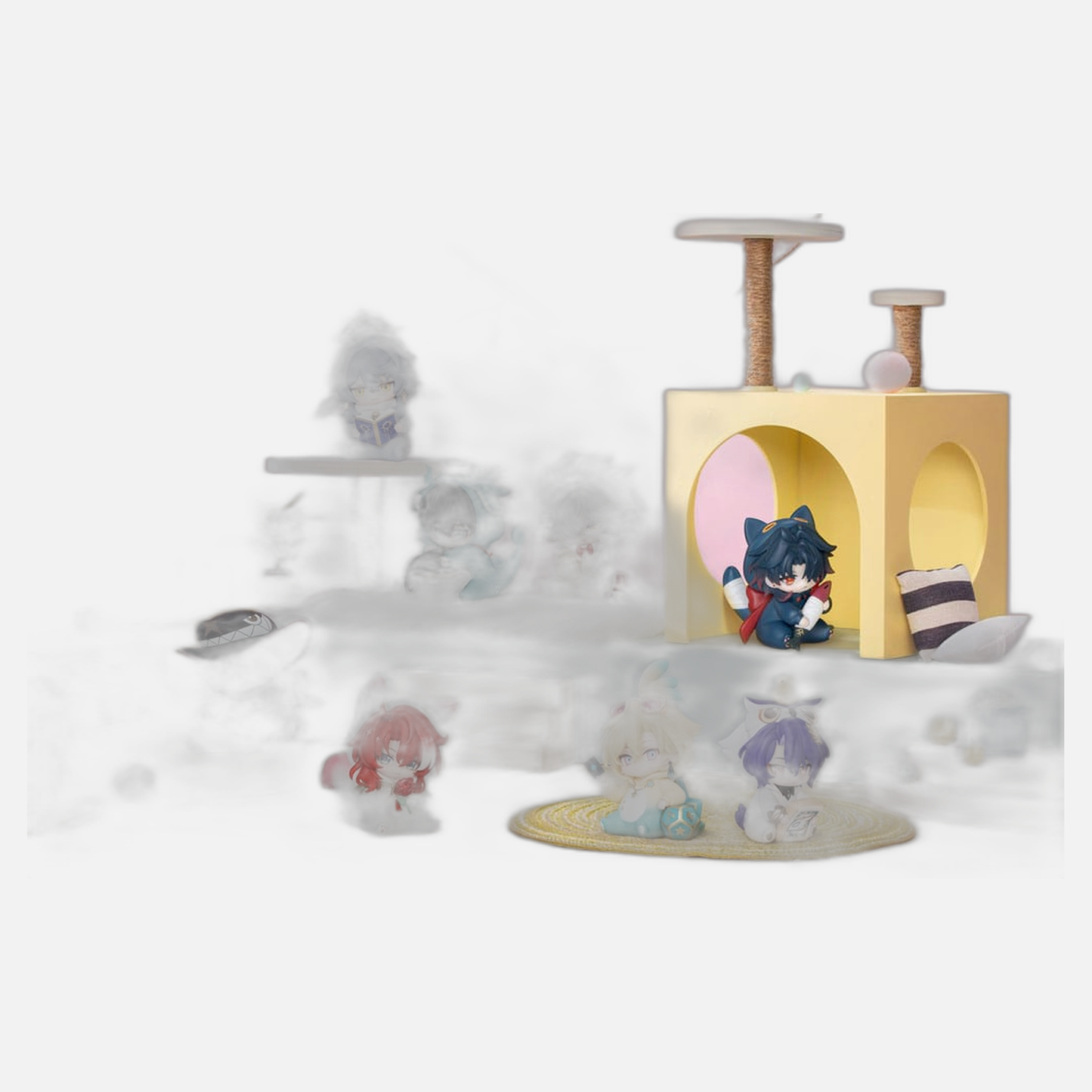 Honkai: Star Rail Mini Figures Boys' Dorm Series Chibi (8)