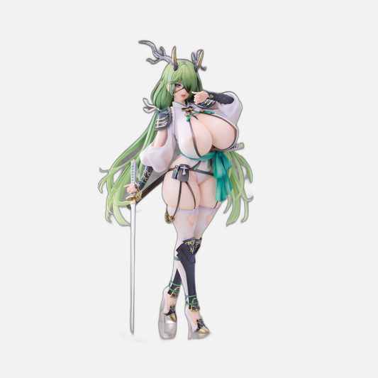 Original Character PVC Statue 1/6 Dokuganryu-chan Illustrated by Mataro Deluxe Edition 30 cm