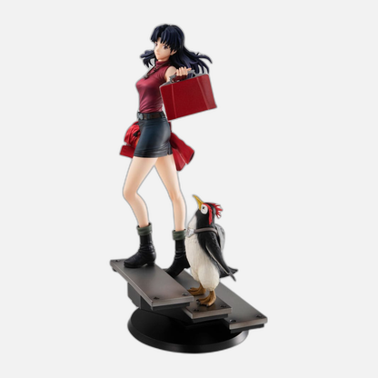 Rebuild of Evangelion Gals PVC Statue Misato Katsuragi & Pen Pen 25 cm