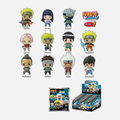 Naruto Shippuden 3D PVC Bag Clips Series 01 Display (24)